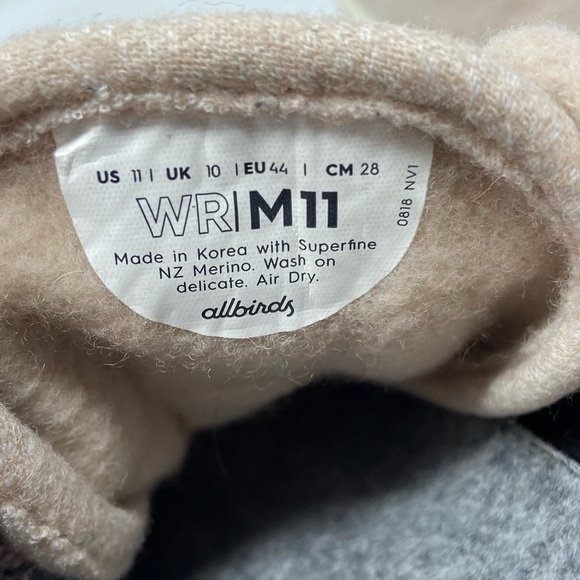 Allbirds Merino Wool Runners WR Men's Size M 11 Light Pink Comfort Walking Shoes - Picture 12 of 14